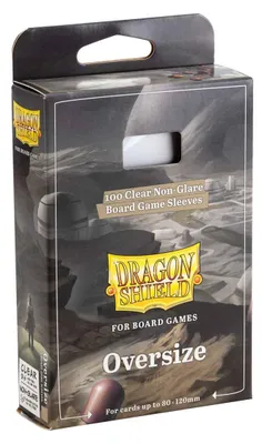 Produktbild von Dragon Shield: Board Game Sleeves Clear/NonGlare - Oversize (100)