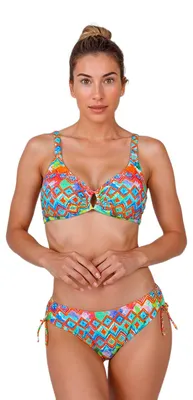 Produktbild von Teleno Damen-Bikini mit verstellbaren Cups und Höschen TEGB0967C