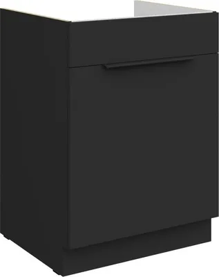 Produktbild von LUNARA Spülenunterschrank – Breite 60 cm, schwarz