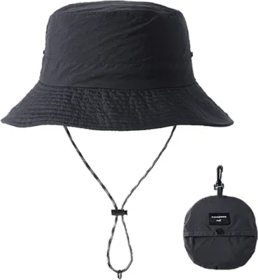 Produktbild von Outdoor-Sonnenhut für Damen und Herren, UV-Schutz, wasserdichter Sonnenhut, schnell trocknender Teichhut, faltbar, aufhängbar, Outdoor, Wandern, Camping, Andorra-Hut, 6 cm Krempe