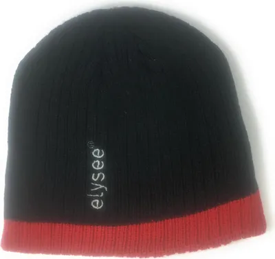Produktbild von Thinsulate Elysee Strickmütze Wintermütze Uni Warnschutz-Mütze Schwarz Rot