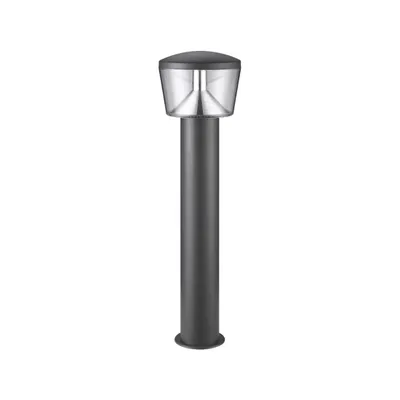 Obrázok produktu pre LED svietidlo DUBLIN 11W, IP44, 4000 K, 56 cm, tmavosivá D: 160, Š: 160, V: 555