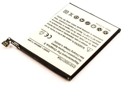 Produktbild von Akku für Oneplus A3003 Li-Pol 3,8 Volt 3000 mAh schwarz.