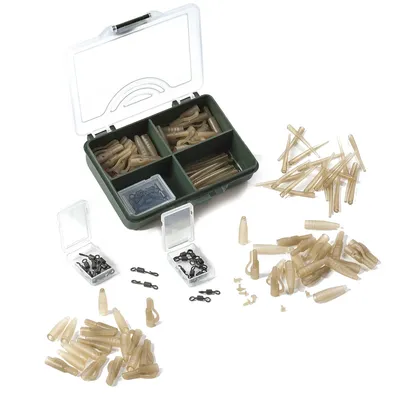 Produktbild von Behr RedCarp Lead Clip Set 2 – Karpfenset 80 Teile + Box
