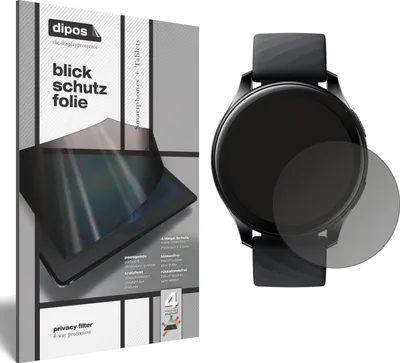 Produktbild von Blickschutzfolie für OnePlus Watch (46mm) matt Schutzfolie Folie Display Schutz dipos