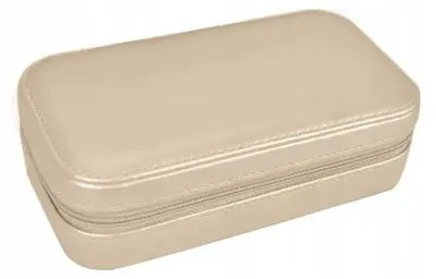 Produktbild von Schmuck Organizer mit Schloss, goldene Schmuckschatulle 5902973258189