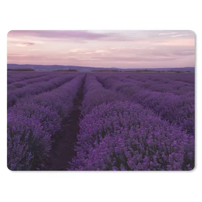 Produktbild von MuchoWow® Mauspad Mousepad Lavendel - Lila - Blumen - Natur 23x19 cm - Mousepads - Maus Mat - Pad - Mausunterlage - Schreibtischunterlage - Mauspad