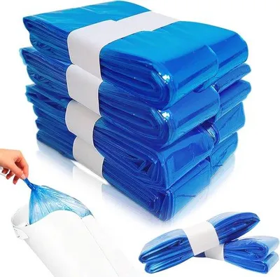 Image de Film de recharge pour poubelles à couches - 10 pièces, 4,5 m d'emballage de recharge biodégradable, neutralise les odeurs, compatible avec la plupart des poubelles à couches