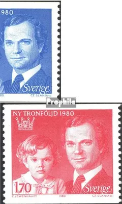 Produktbild von Briefmarken Schweden 1980 Mi 1101Dl/Dr Paar, 1101A-1102A (kompl.Ausg.) postfrisch Freimarken