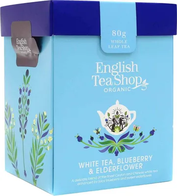 Immagine prodotto di ETS - Tè bianco al mirtillo e fiori di sambuco, BIO, Loser Tee, confezione da 80 g