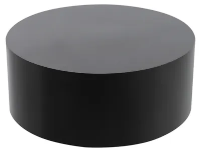 Image de Support de présentation, forme ronde, structure en fer robuste, couleur noire