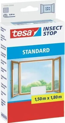 Obrázok produktu pre tesa Insect Stop Štandardná sieť proti hmyzu na okná Ochrana proti hmyzu