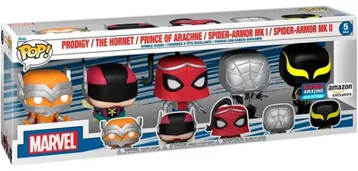 Productafbeelding van Funko POP! Marvel Spider-Man, 5-delige set vinylfiguren – Exclusieve editie