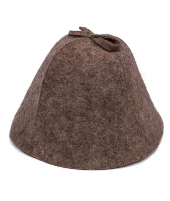 Immagine prodotto di Omgoods - Cappello da sauna in feltro naturale, ricamato, per uomo e donna
