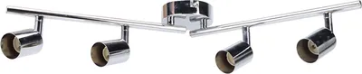Image de Support de lampe GU10 à 4 têtes, rotation flexible et ajustable, pour chambres à coucher, salons, restaurants, bureaux, 85V à 265V