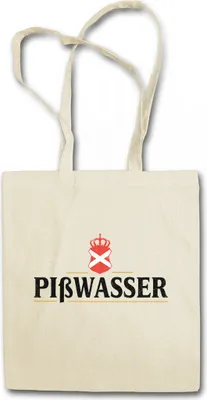 Produktbild von Urban Backwoods Pißwasser, Stofftasche, Farbe: Beige
