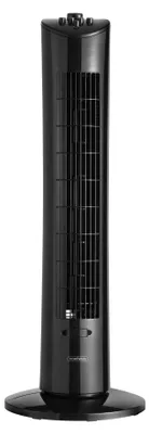 Image de Ventilateur de plafond de 80 cm, noir - 60 watts - 3 vitesses