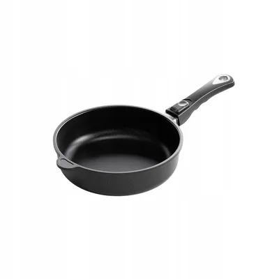 Zdjęcie produktu dla Uniwersalna głęboka patelnia do duszenia i smażenia AMT Gastroguss 24 cm INDUKCJA