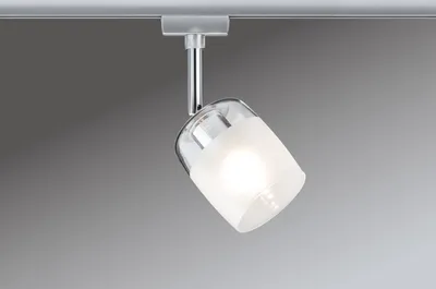 Produktbild von Paulmann URail System Einzelspot Blossom max. 1x25W G9 Chrom matt/Klar/Satin 230V Metall/Glas
