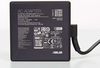 Produktbild von ASUS 0A001-01090100, Laptop, Drinnen, 100 - 240 V, 50 - 60 Hz, 100 W, 5, 9 , 15 , 20 V