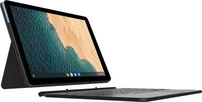 Produktbild von Lenovo Duet Chromebook, 25,6 cm (10.1"), 1920 x 1200 Pixel, 64 GB, 4 GB, ChromeOS, Blau, Grau