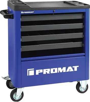 Produktbild von Werkstattwagen B855xT400xH895mm 300 kg 4 Schubl.Stahlbl.PROMAT