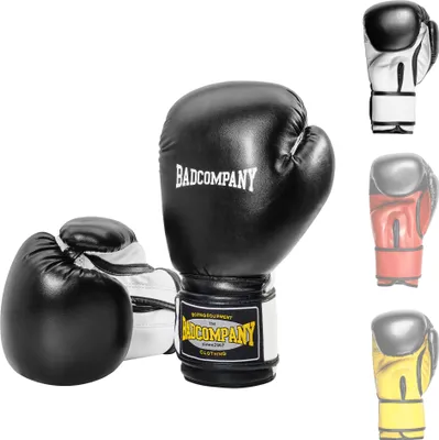 Produktbild von Boxhandschuhe aus Kunstleder mit Belüftungssystem : weiß 14 Unzen (oz) Farbe: weiß Unzenangabe: 14 Unzen (oz)