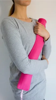 Produktbild von Wärmflasche Länge für Rücken Bauch oder Nacken. Fast überall verwendbar beige