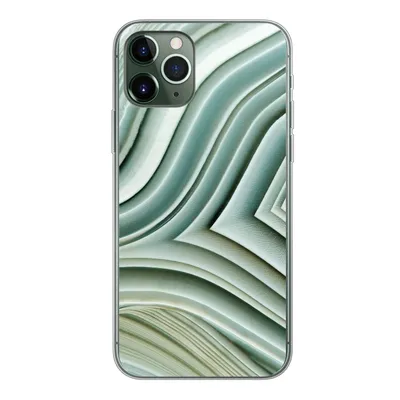 Produktbild von MuchoWow® Handyhülle Schutzhülle Hülle für iPhone 11 Pro Naturstein - Abstrakt - Grau Silikon Softcase Handy Hülle - Handy