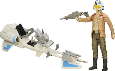 Produktbild von Star Wars Actionfigur 30 cm mit Fahrzeug - Poe Dameron