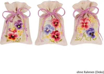 Produktbild von Vervaco Kräutertütchen Stiefmütterchen 3er Set