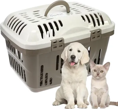 Produktbild von Transportbox Oben Öffnen Hunde Katzen Kleintier Transport Box Katzenbox Hundebox Open Top Stressfrei Dachöffnung