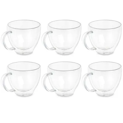 Produktbild von Doppelwandige Thermogläser für Kaffee oder Tee, 140 ml, 6er-Set