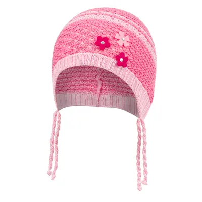 Produktbild von Mädchen Baby Mütze Übergangsmütze Strickmütze Kindermütze, Pink-Rosa
