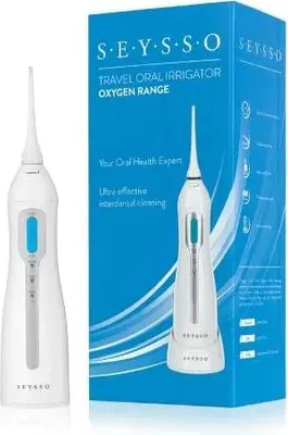 Zdjęcie produktu dla SEYSSO Tlenowy irygator podróżny 70 min 3 tryby czyszczenia BIAŁY