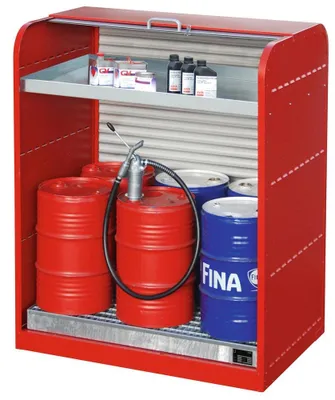 Produktbild von Bauer Gefahrstoff-Rollladenschrank RSG-3, lackiert, Feuerrot