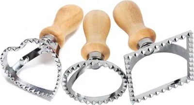 Produktbild von Ravioli Stempel Ravioliausstecher 3 Stücker Ravioli-Ausstecher Set Ravioli-Forme Set für herstellung von Ravioli Knödeln