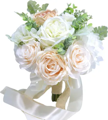 Produktbild von Hochzeit Braut Hand Bouquet Home Dekoration gefälschte Blume Seide Blume künstliche dekorative Bouquet