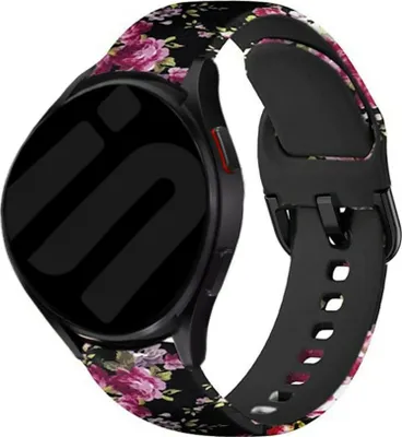 Produktbild von Strap-it Pink Flower Samsung Galaxy Watch 6 - 40mm Armband