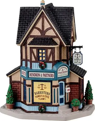 Produktbild von LEMAX Weihnachtshäuschen Miniaturdorf Dekoration Sammlerstück 14x22x24 cm