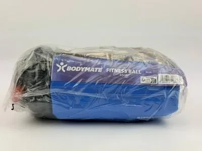 Produktbild von BODYMATE Fitness Ball 65cm blau Gymnastikball inkl. Pumpe Sportgerät Neu