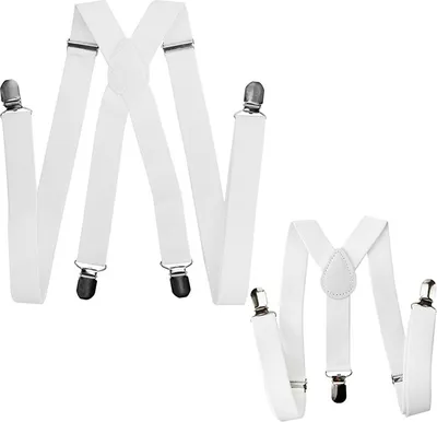 Produktbild von axy Vater-Sohn Partnerlook Hosenträger set für Herren-Damen-Kinder 1-6 Jahre alt verstellbar Familien Outfit Ideal für Festival Fotoshooting Hochzeit