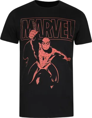 Produktbild von Spider-Man - T-Shirt für Herren TV538 (XXL) (Schwarz)