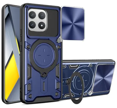 Obrázek produktu pro Techsuit – pouzdro CamGuard Pro s krytem fotoaparátu pro Xiaomi Poco F8 Pro – modré