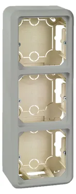 Produktbild von ELSO Scala AP Gehäuse 234314 3fach reinweiss