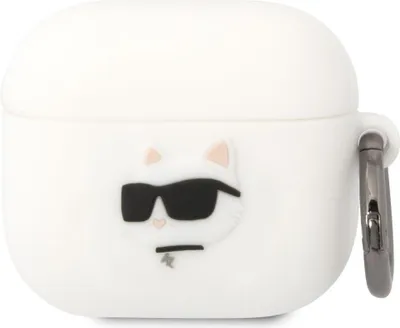 Immagine prodotto di Karl Lagerfeld Kla3Runchh Airpods 3 Cover Biały/White Silicone Choupette Head 3D