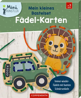 Produktbild von Mein kleines Bastelset: Fädel-Karten