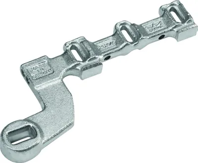 Image de dormakaba levier de porte 7456/1 pour portes alu en acier utilisable à droite et à gauche