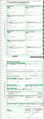 Immagine prodotto di sigel Vordruck "Mahnbescheid", A4, SD, 2 x 2 Blatt - für den Markt: D - 25 Stück (MA441)