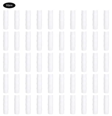 Productafbeelding van Set van 50 witte kassenframes en filmclips, tuingereedschap, 8 cm